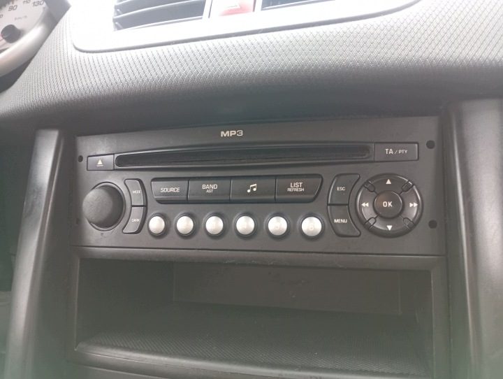 МАГНИТОЛА ОРИГИНАЛЬНАЯ CD brakuje Peugeot 207 SW 06-13, фото 5