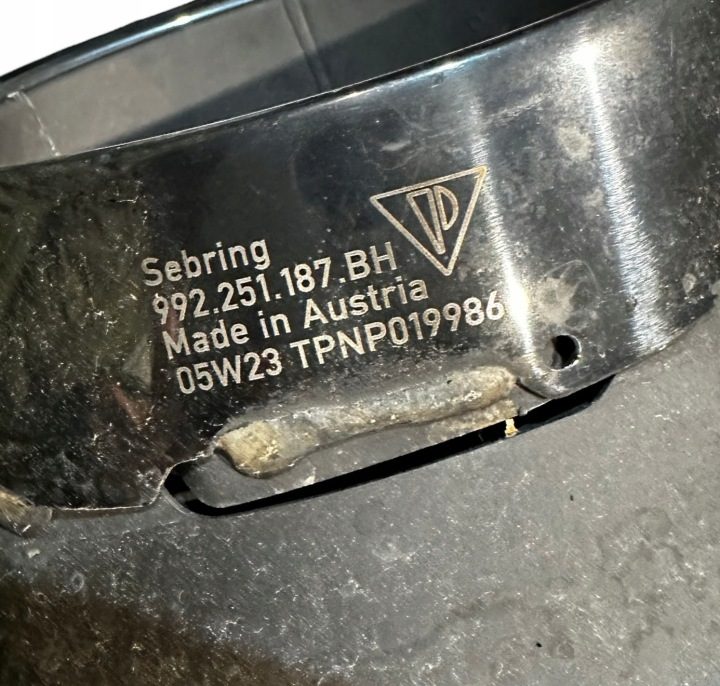 PORSCHE 992 насадки глушителя 992251188BH 992251187BH 992807873A 992807874A, фото 8