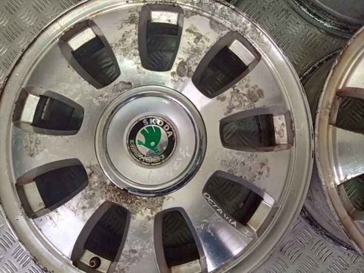 4× Литой диск Skoda OE 6.5" x 16" 5x100, фото 6