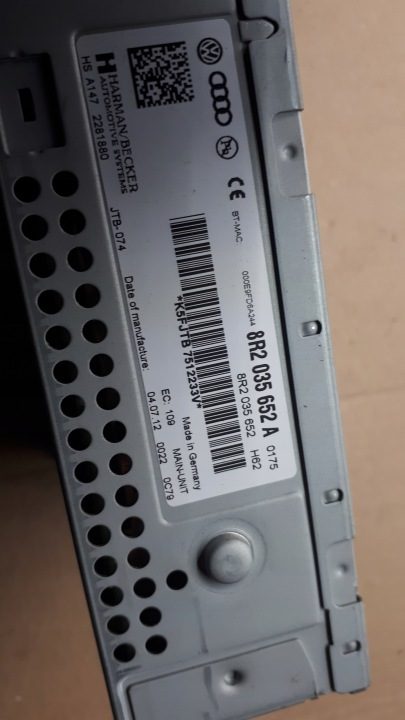 A4 B8 РЕСТАЙЛИНГ СЧИТЫВАТЕЛЬ НАВИГАЦИИ MMI 8R2035652A A5 Q5, фото 7