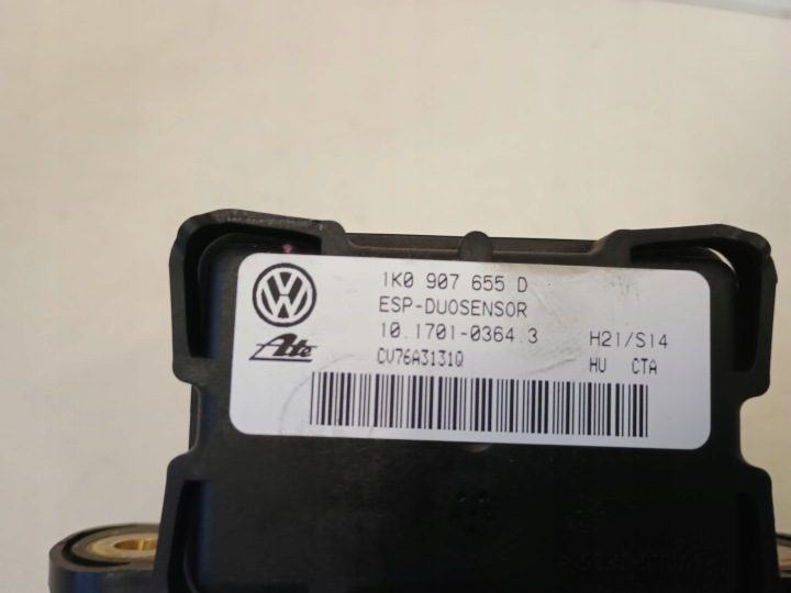 ДАТЧИК УСКОРЕНИЯ ESP VW GOLF V PLUS 1K0907655D NR1168, фото 4