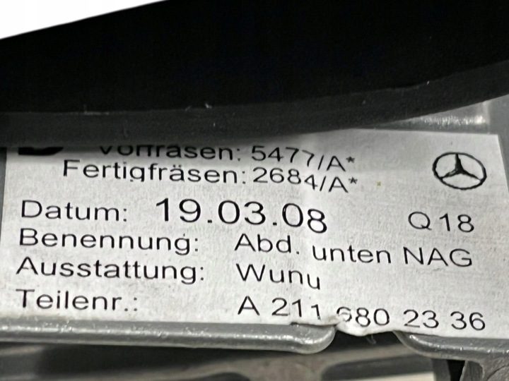 Gałkа переключения передач Mercedes-Benz E W211 рестайлинг 2008 A2116802336, фото 10