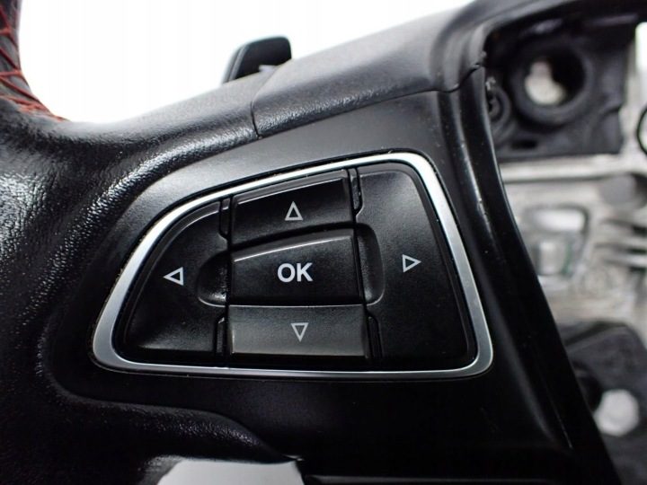 Руль мультифункциональный кожа красная строчка GV41-3600-TC Kuga MK2 II 17 г., фото 4