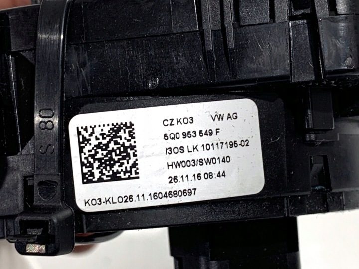 ШЛЕЙФ AIRBAG VW GOLF VII 5Q0953549F Хэтчбек, фото 4