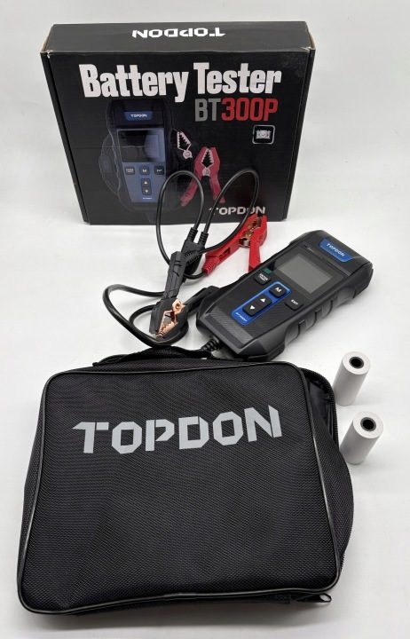 Тестер аккумулятора 12 V/24 V TOPDON BT300P F73, фото 1