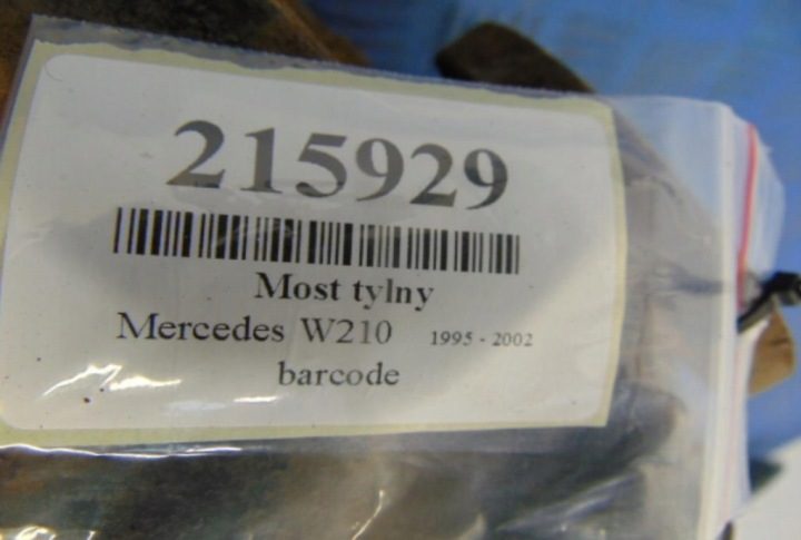 MERCEDES W210 3.2B МОСТ ЗАДНИЙ 1243513008, фото 6