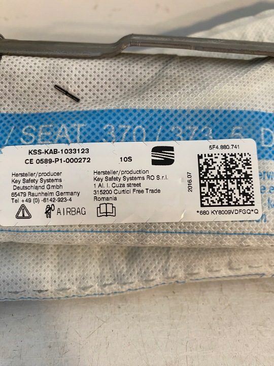Seat Leon FR 5F шторка Airbag левый 5F4880741, фото 2