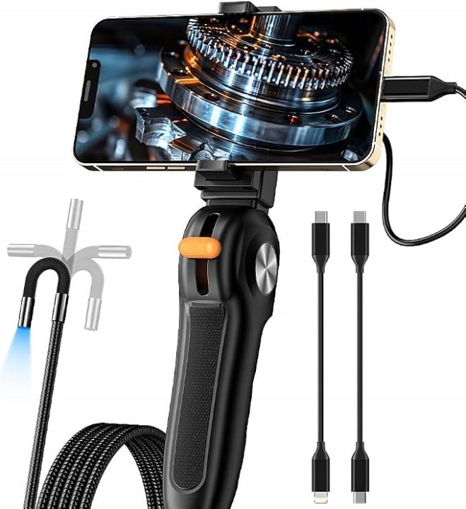 Wi-Fi Industrial Эндоскоп 1080p HD Цифровой Borescope IP67 Водонепроницаемый S6, фото 1