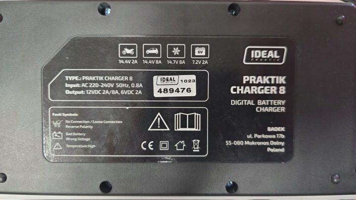 Зарядное устройство ИДЕАЛЬНОЕ PRAKTIK CHARGER 8 LCD 6/12V автомат AGM, фото 3