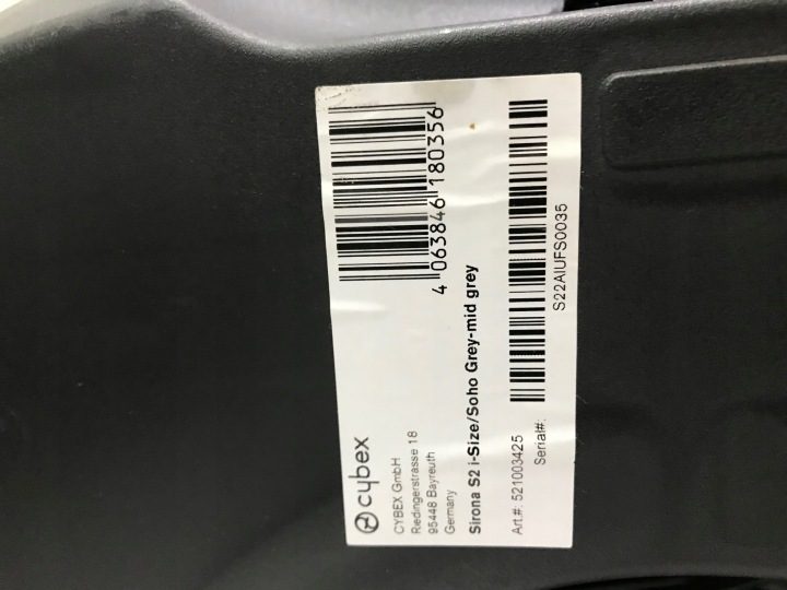 Автокресло Cybex Sirona S2 i-Size Soho Серое 0-18 кг, фото 16