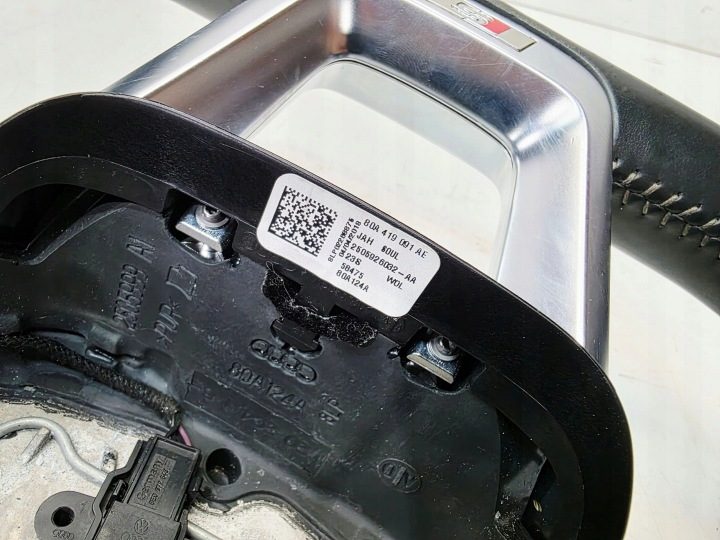 РУЛЬ ПЕРФОРИРОВАННЫЙ КОЖА МУЛЬТИ ЛЕПЕСТКА S LINE AUDI Q5 FY 80A419091AE 24/25, фото 9
