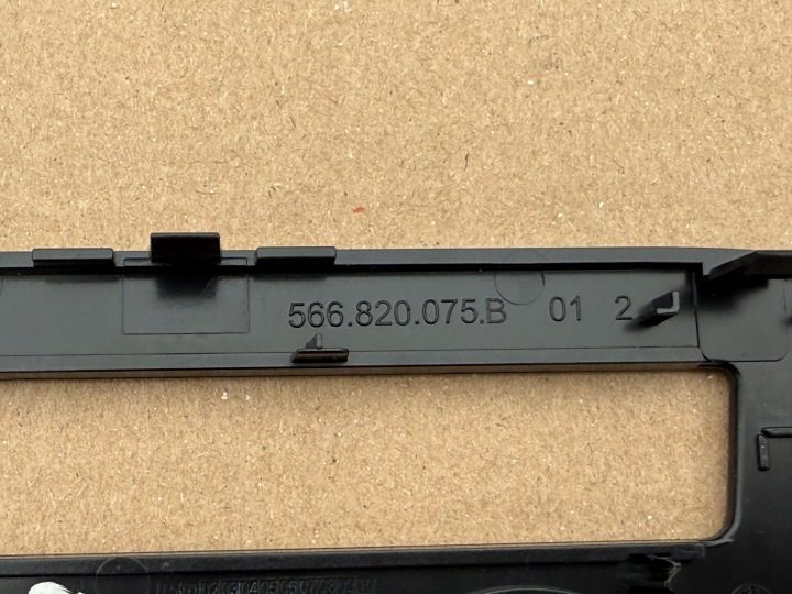 Рамка панели кондиционера Skoda Kodiaq Рестайлинг 566820075B, фото 3