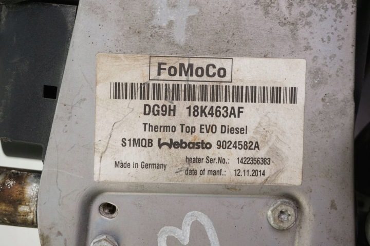 АВТОНОМНЫЙ ОТОПИТЕЛЬ WEBASTO FORD MONDEO V DG9H18K463AF, фото 6