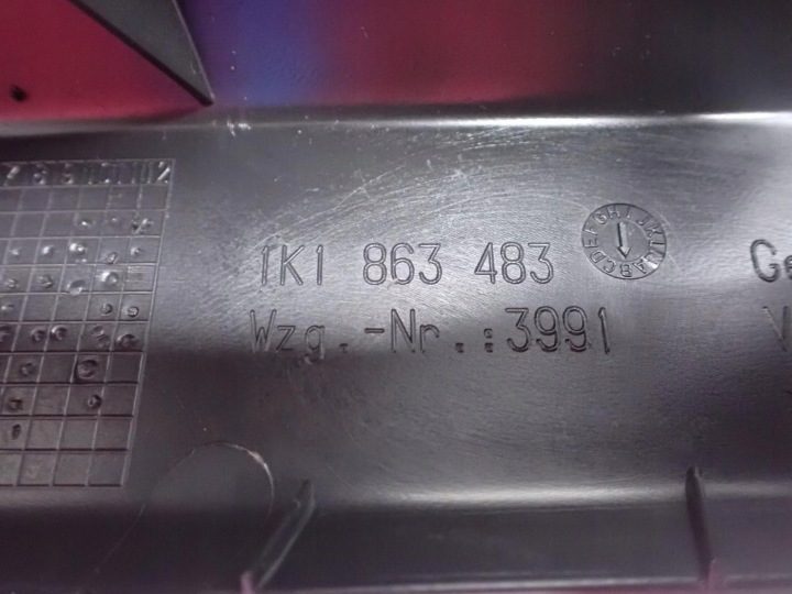 Оригинал защита накладка порога левая VW Golf VI 1K1863483, фото 3