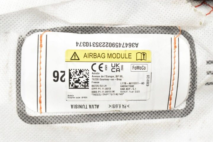 Подушка безопасности Ford OE L1TB-A611D11-AD, фото 3