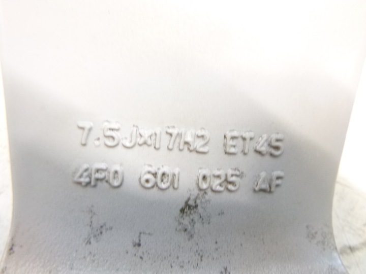 4× Литой диск Audi OE 4F0601025AF 7.5" x 17" 5x112 ET 45, фото 7