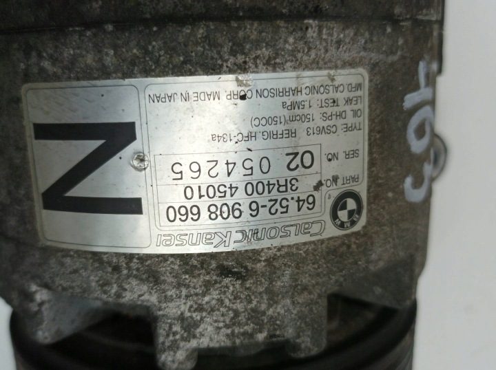 КОМПРЕССОР КОНДИЦИОНЕРА 6908660 1.8 VALVETRONIC BMW Серия 3 IV E46, фото 4