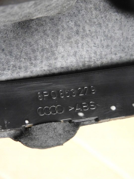 ЧЕХОЛ РЫЧАГА ПЕРЕДАЧ + РУЧКА ДЕКОР AUDI A3 8P РЕСТАЙЛИНГ S-LINE 6B 8P0863279A, фото 9