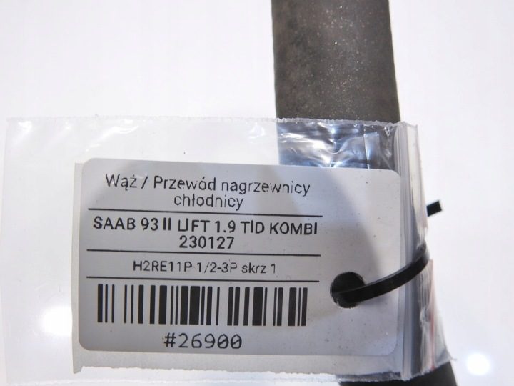 ПАТРУБОК ПЕЧКИ SAAB 9-3 II 1.9 TID 12804236, фото 3