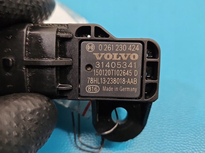 MAP-СЕНСОР ДАТЧИК ДАВЛЕНИЯ ВОЗДУХА VOLVO V70 III 0261230424 31405341, фото 3