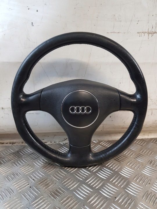РУЛЬ КОЖА КОЖАНАЯ AUDI A6 C5 A3 8L РЕСТАЙЛИНГ A4 B6 8Z0419091D 8E0124A, фото 1