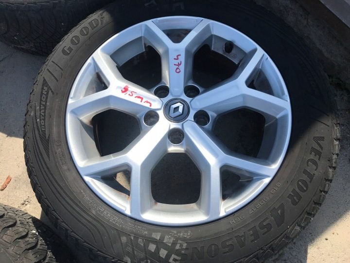 Renault Kadjar колеса диски шины 17" 205/55/17 5X114.3 ET40 всесезонные, фото 3