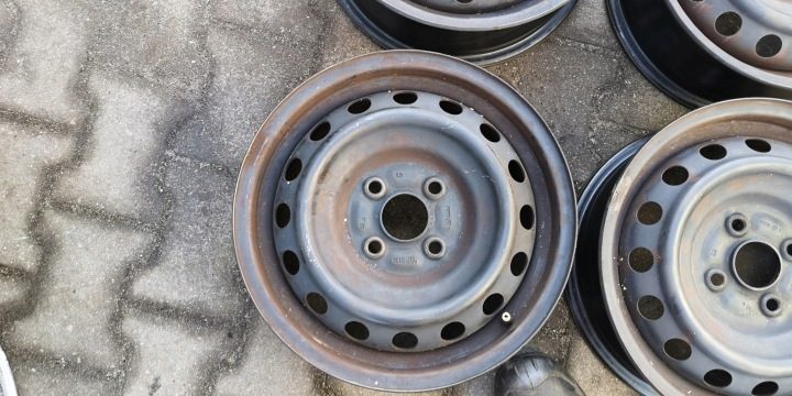 Штампованный диск Toyota OE 2140685 5.0" x 14" 4x100 ET 39, фото 5