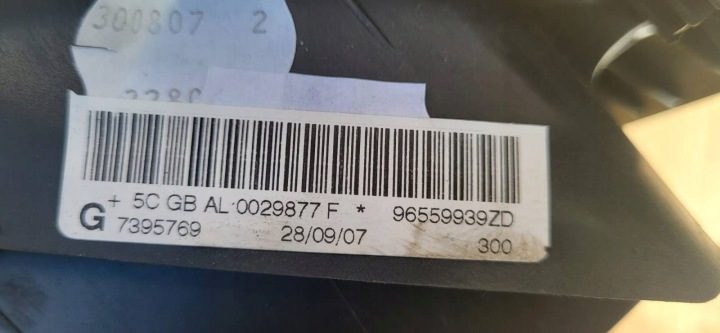 Коленная подушка безопасности сторона левая Peugeot 308 T7 0029877F, фото 4