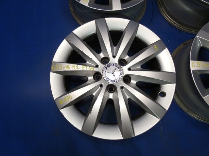 4× Литой диск Mercedes-Benz OE W176 6.5" x 16" 5x112 ET 48, фото 4