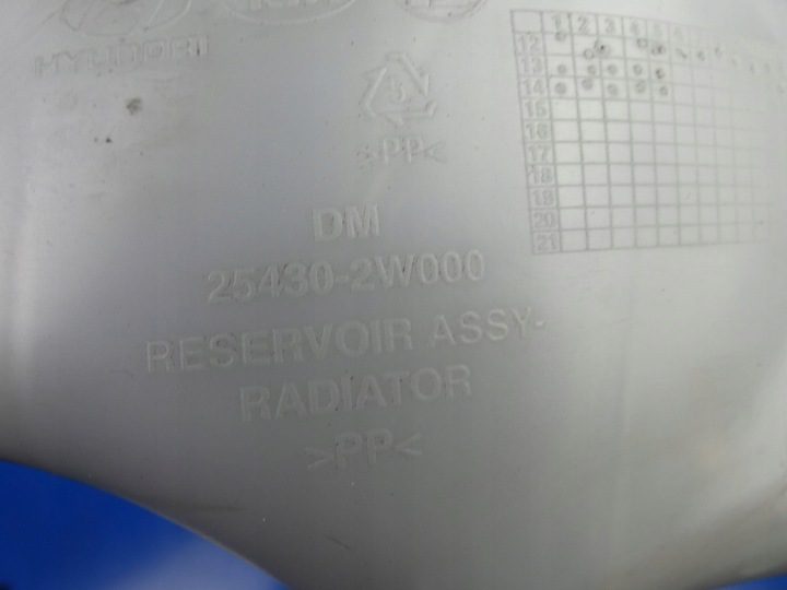 Hyundai OE 25430-2W000 расширительный бачок, фото 3
