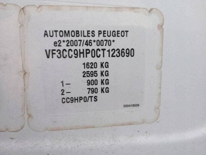 PEUGEOT 208 I 12- 1.6 HDI ПОВОРОТНЫЙ КУЛАК АМОРТИЗАТОР СТОЙКА ЛЕВАЯ ПЕРЕДНЯЯ P54, фото 9