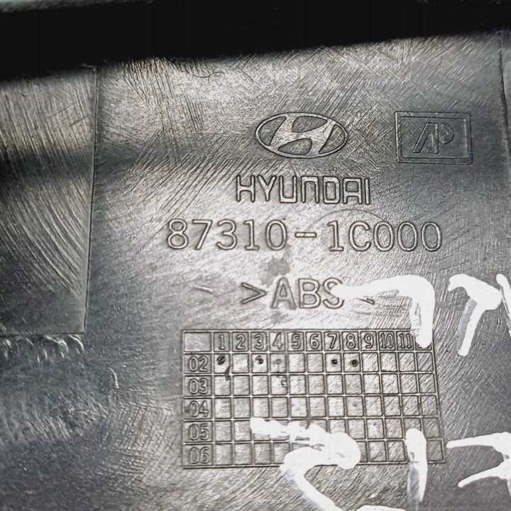 НАКЛАДКА КРЫШКИ БАГАЖНИКА HYUNDAI GETZ 87310-1C000 NR19, фото 4