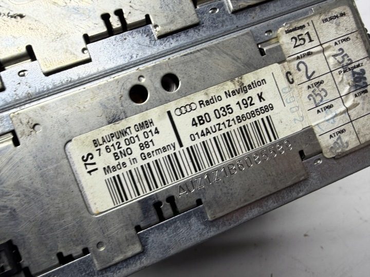 Магнитола навигация 2 DIN 4B0035192K AUDI A6 C5, фото 3