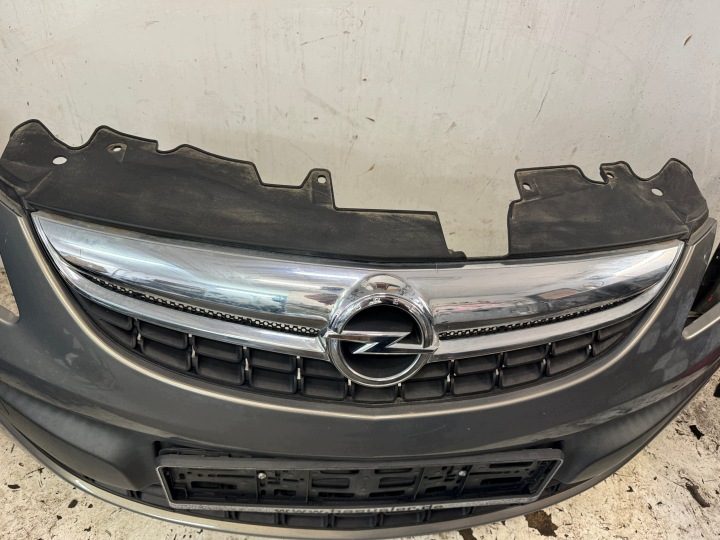 Opel Corsa D рестайлинг бампер передний решетка радиатора противотуманные фары Z40W европа, фото 5