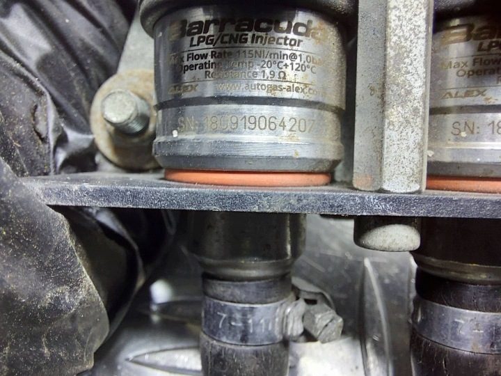 ТОПЛИВНАЯ РАМПА ГАЗА ГБО BARRACUDA 110R006410 67R016409, фото 5