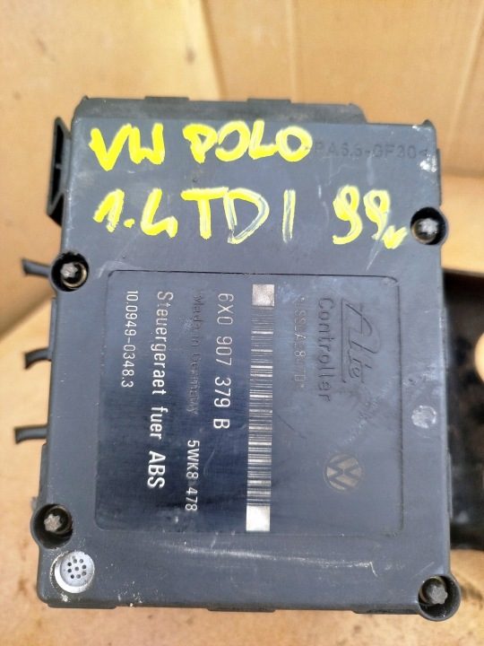 Насос ABS Volkswagen Polo 1.4 TDI 99 г. 6X0614117 6X0907379B, фото 3
