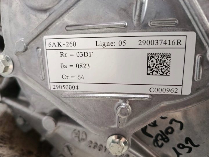 Двигатель электрический EV КОРОБКА Renault 4 6AK260 290K49039R RA0006 КАК НОВАЯ, фото 11
