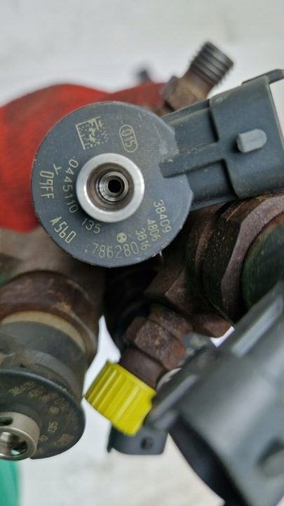 КОМПЛЕКТ OPIŁKOWY CITROEN C2 1.4 HDI 0445110135 ФОРСУНКИ 4 шт. + НАСОС, фото 4