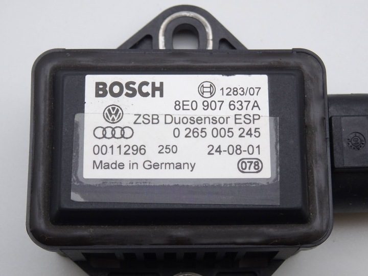 ДАТЧИК УСКОРЕНИЯ ESP AUDI A4 B6 1.8 B.T 8E0907637A NR291, фото 2