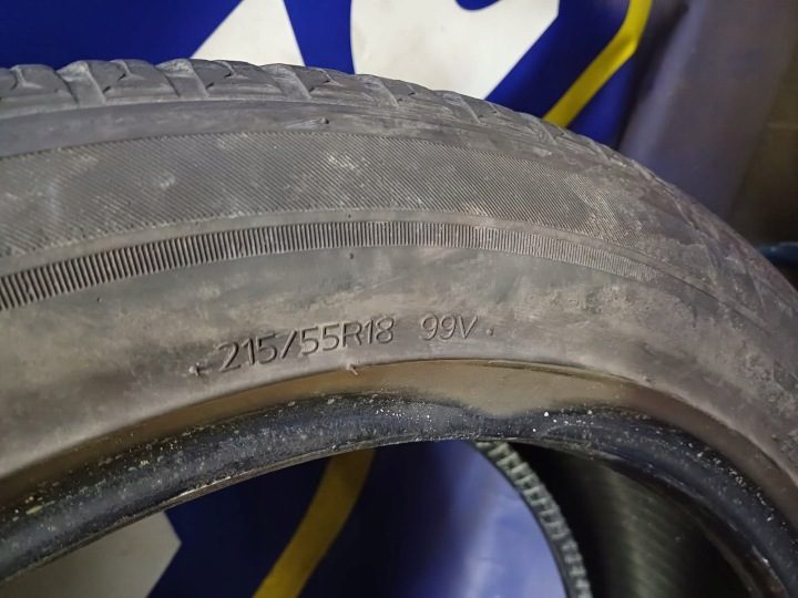 Шина всесезонная Hankook Kinergy 4S H740 215/55R18 99 В защита диска, усилитель (XL), фото 4