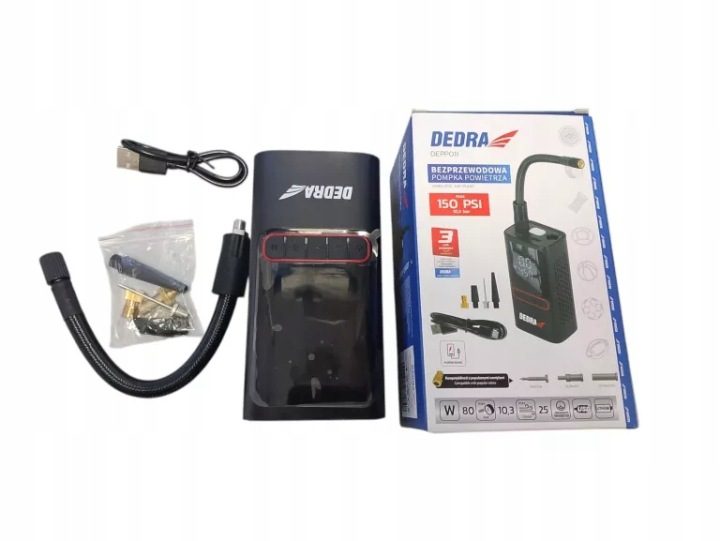 Беспроводной насос воздуха 2x2000 мАч DEPP011 Power bank, разный wentyle, фото 1