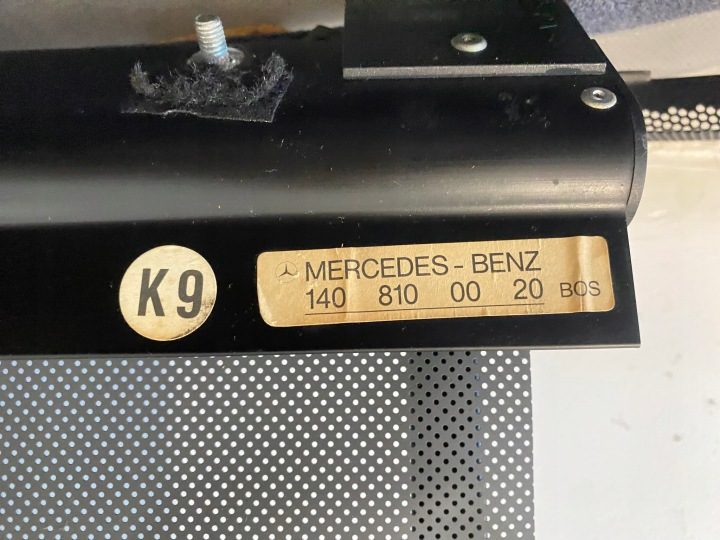 ПОЛКА ШТОРКА ЭЛЕКТРИЧЕСКАЯ ЗАДНЕГО СТЕКЛА ЖАБО MERCEDES W140 1408100020, фото 14