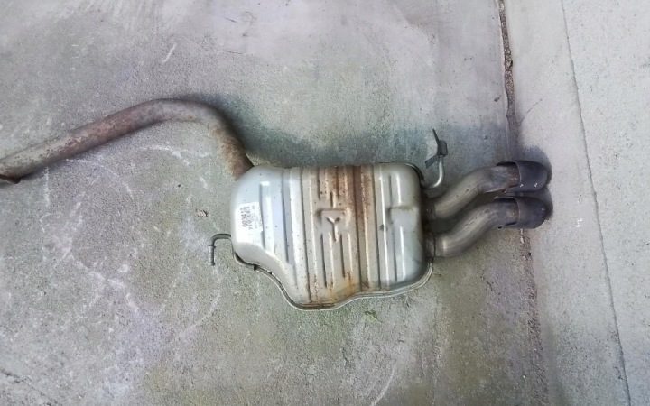 Audi A4 B6 B7 глушитель TDI, фото 3