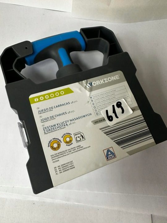Stalco комплект торцевых головок 1/4" трещотка 48 элементов S011100048, фото 4