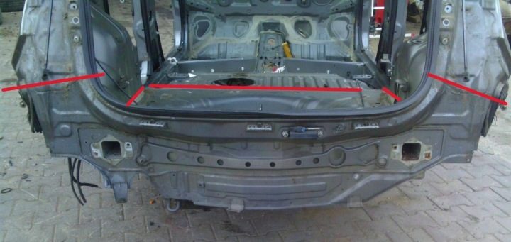 NISSAN NOTE II E12 12-16 KAD G Задняя панель ванна, фото 4