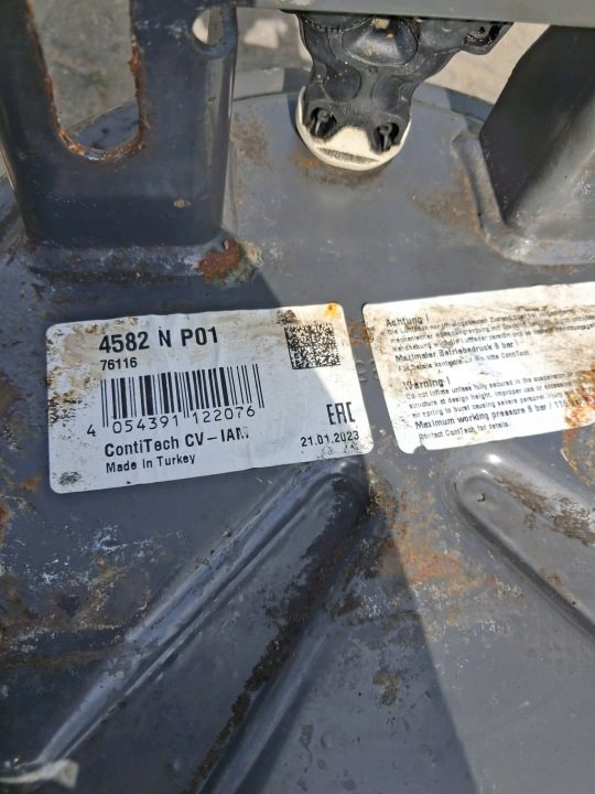 Подушка подвески Volvo FH FM 4 низкая Deck Mega, фото 4