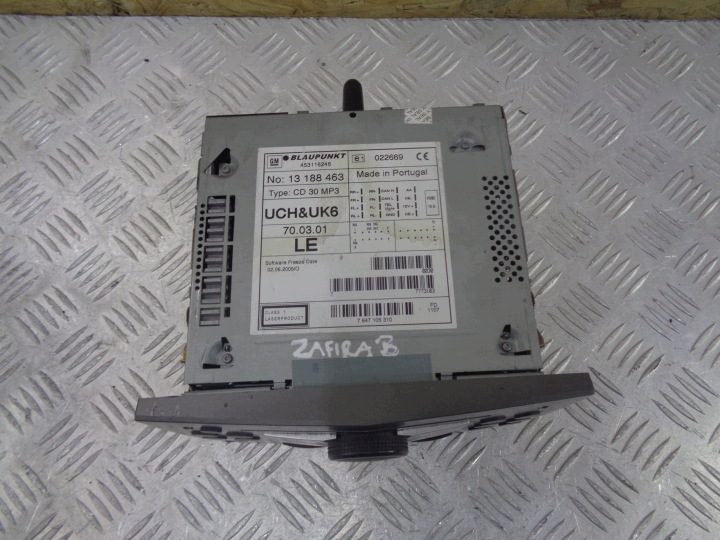 Магнитола штатная CD30 MP3 13188463 Opel Zafira B 2005-, фото 3