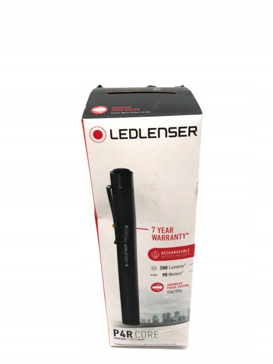 Ledlenser P4R Core Фонарик długopisowa LED 200lm ładowalna ogniskowana 55g, фото 3