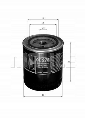 Knecht OC 278 Фильтр масляный, фото 5