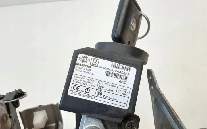 РУЛЕВАЯ КОЛОНКА ЗАМОК ЗАЖИГАНИЯ NISSAN ALMERA N16 28590-C9902, фото 3